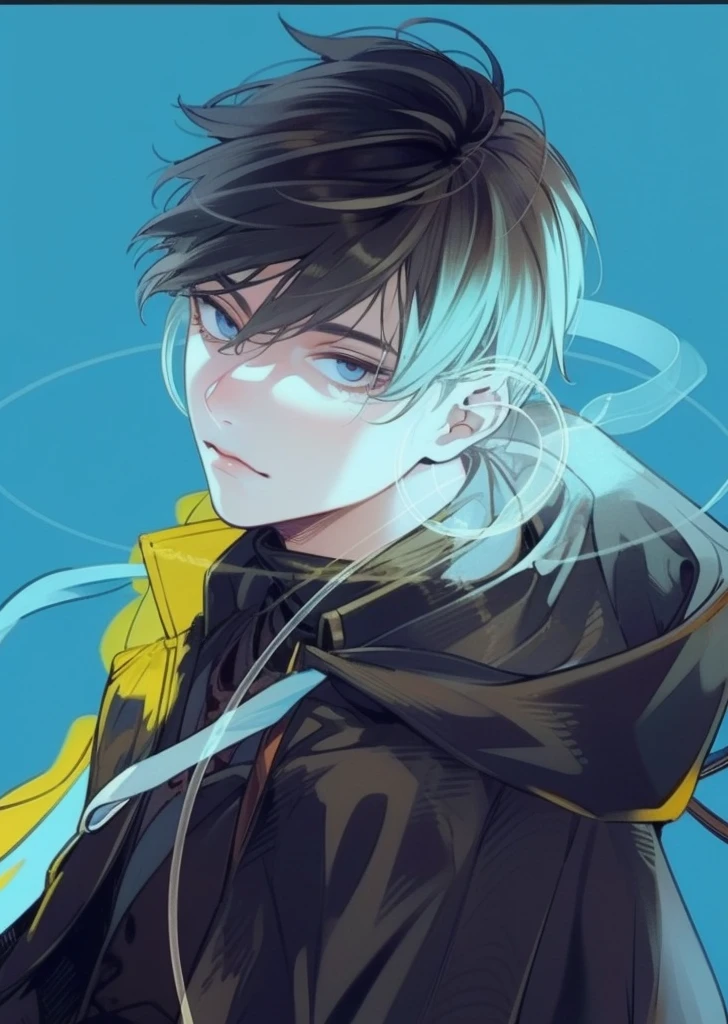 (((1boy))), serious, earphone, ((toned)), male focus, Masterpiece artwork, high qualiy, (Masterpiece artwork:1.2), (best qualityer:1.2), shining skin, realisitic, ornate, intricate, earphone, ((black hair)), (hair on face), bangss, hair between the eyes, chic, looking at the viewer dynamic pose, (shadows cast over the face:1.3), dark bedroom, shadow room, sexly, (sitting), Chinese traditional ink painting
