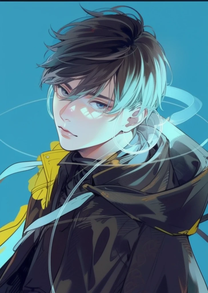 (((1boy))), serious, earphone, ((toned)), male focus, Masterpiece artwork, high qualiy, (Masterpiece artwork:1.2), (best qualityer:1.2), shining skin, realisitic, ornate, intricate, earphone, ((black hair)), (hair on face), bangss, hair between the eyes, chic, looking at the viewer dynamic pose, (shadows cast over the face:1.3), dark bedroom, shadow room, sexly, (sitting), Chinese traditional ink painting
