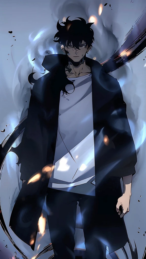 solo leveling, Song Jin woo, raw images, anime art wallpaper 4 K, extreme details, anime art wallpaper 8 k