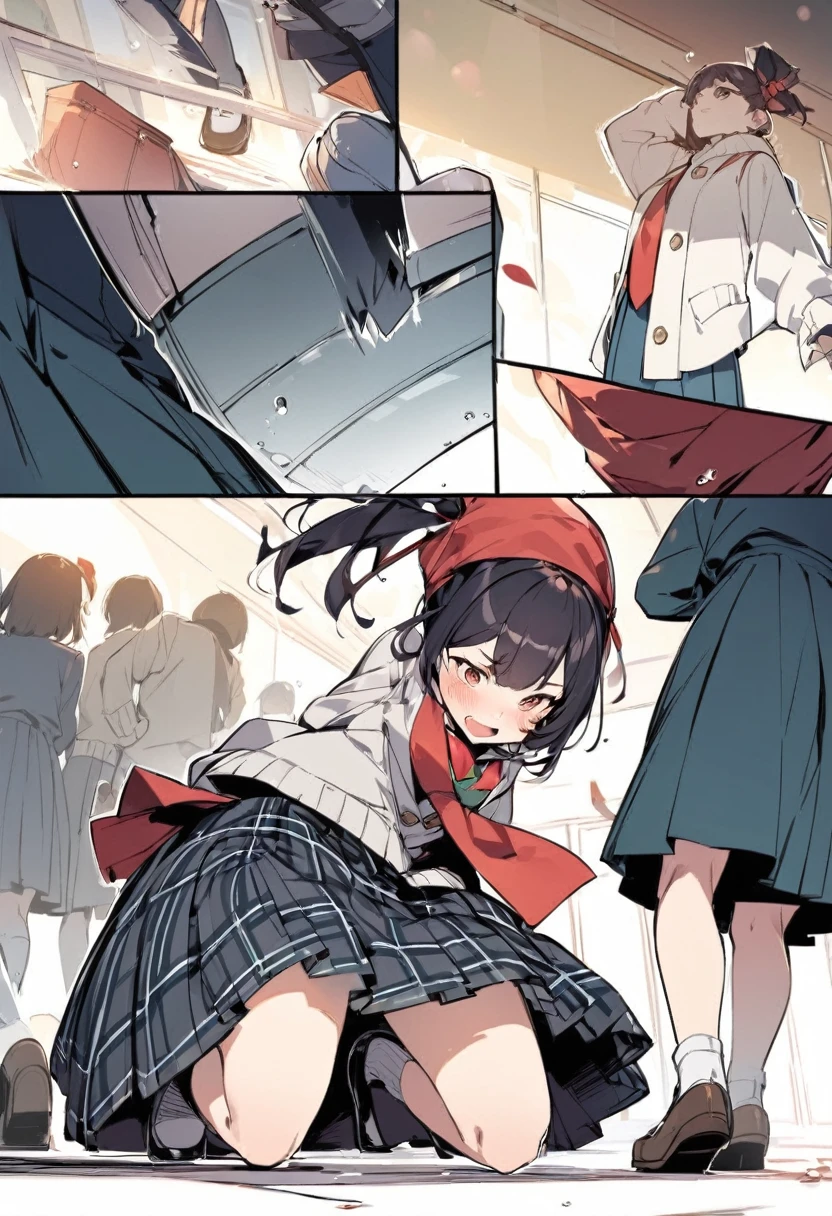 Under the skirts of Korean elementary school students、I want to be stepped on、I want to kneel、I want to give in