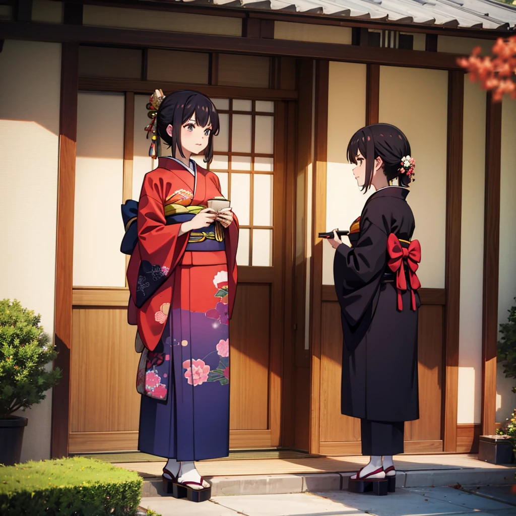 woman in kimono