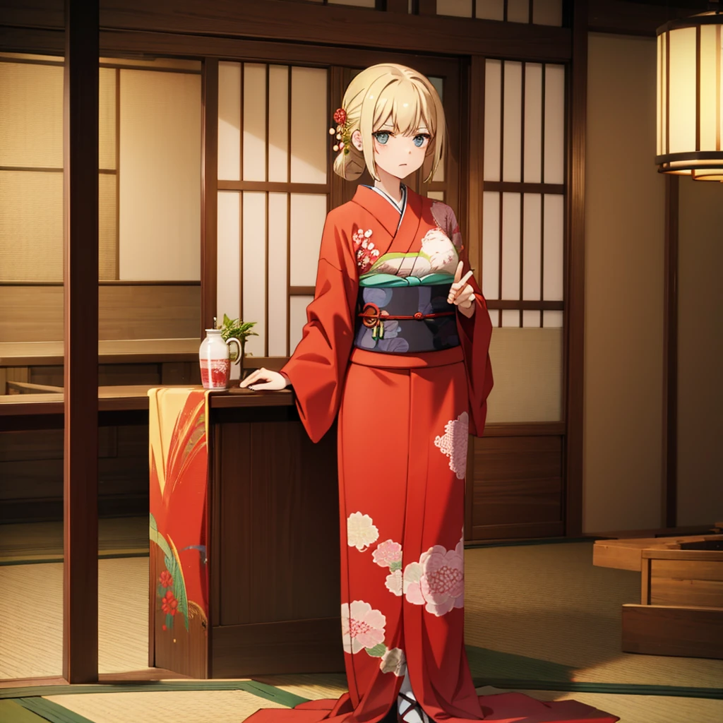 woman in kimono