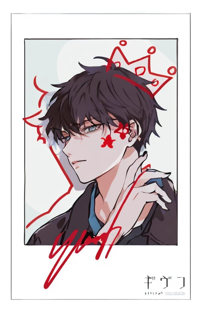 Anime style portrait of man with dark hair and tie, Handsome Hermaphrodite Prince, exquisite androgynous prince, handsome anime man, male anime style, Tall blue-eyed anime character, Cute anime avatar, male anime characters, detailed anime character art, beautiful anime pose，ornate scenery