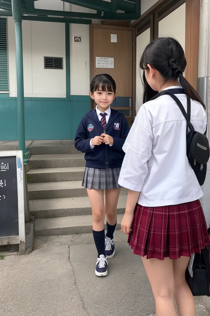 Under the skirts of Korean elementary school students、I want to be defeated