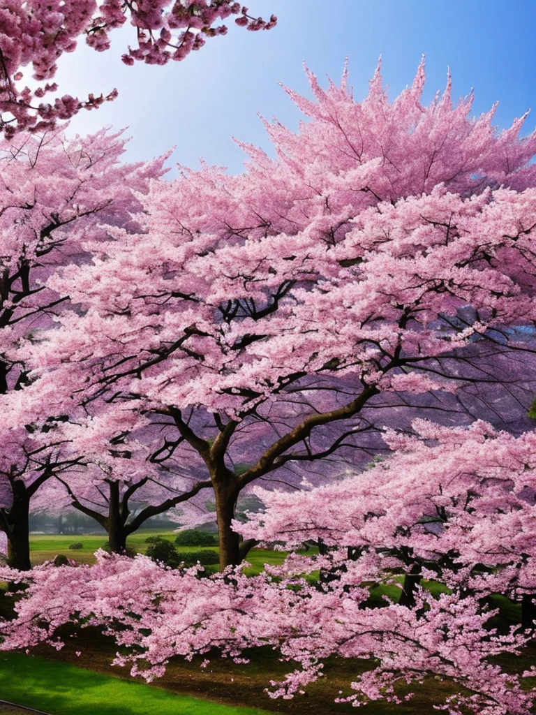 there is a tree with pink flowers in the foggy area, a photo by Cheng Jiasui, flickr, romanticism, extremely beautiful and ethereal, spring early morning, misty garden, incredibly ethereal, cherry blossom forest, cherry blossom, cherry blossoms, flowers and trees, detailed trees in bloom, cherry blossom tree, cherry tree in the background, very ethereal, beautiful!!!!!!!!!