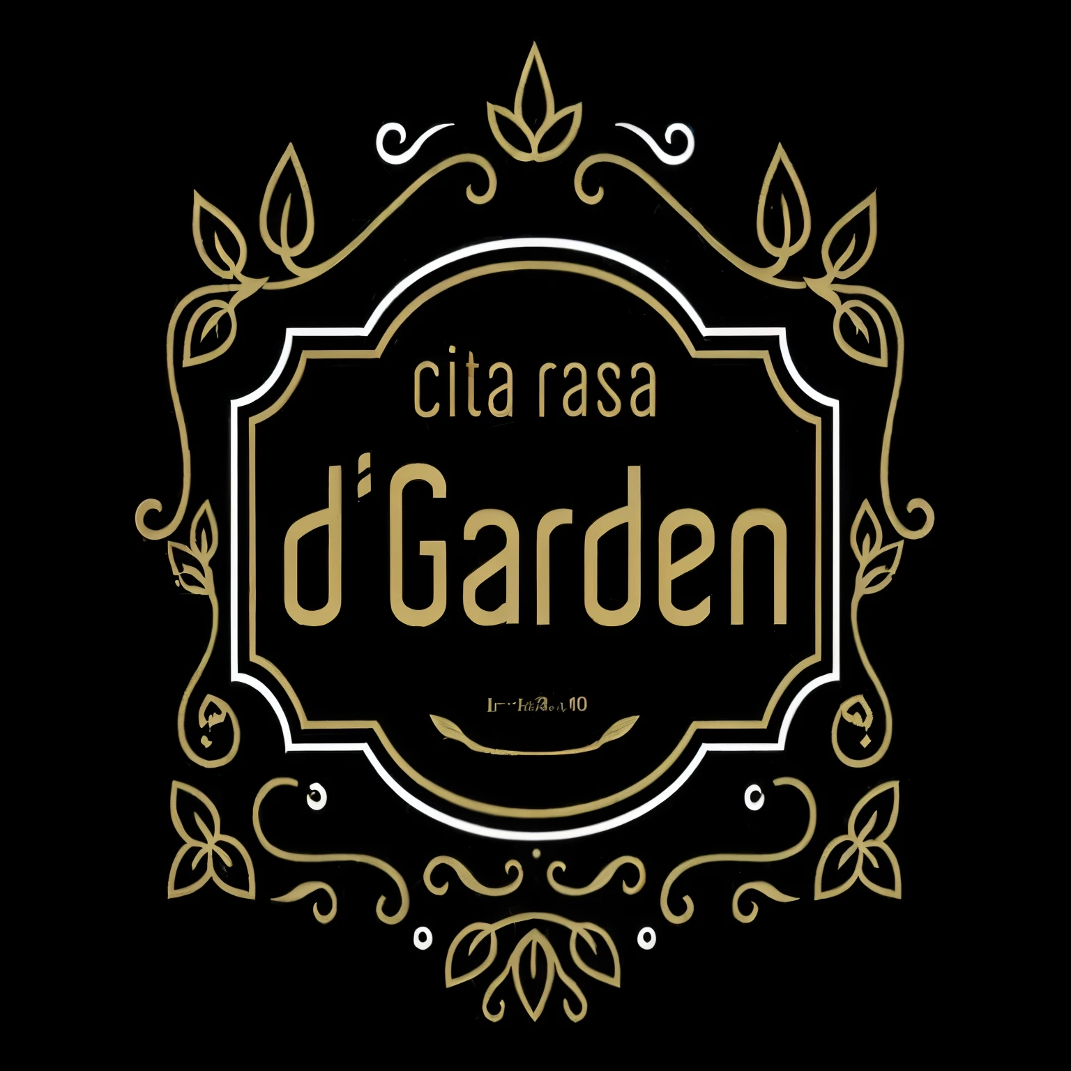 cita rasa d'garden logo design, by Galen Dara, in garden, garden at home, garden, inspired by Galen Dara, eden garden, dota, with a garden, dd, flowers garden, flower garden, logo, logo, cute style garden, she is the center of the garden, kda, da vinci, in the garden, olive garden, 3d