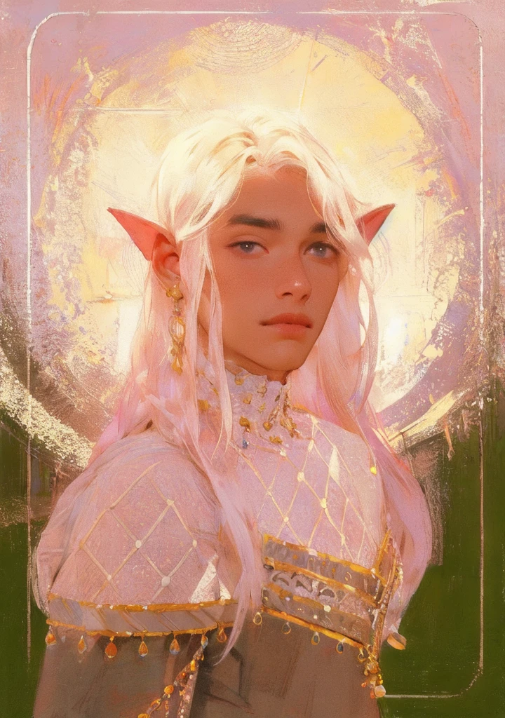 gorgeous male face