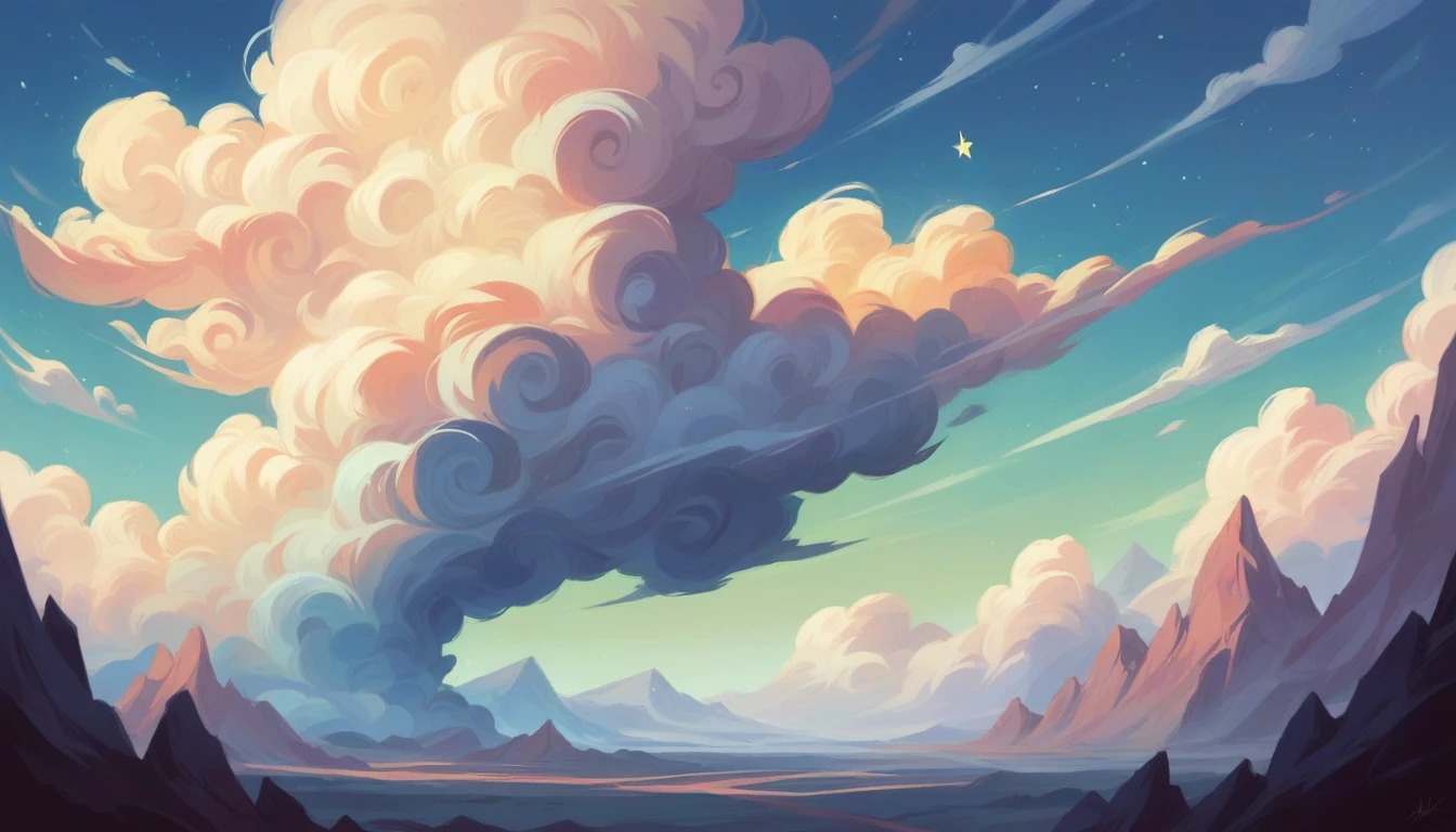 The night sky is cloudless, a lot of stars and the Milky Way on the background of mountains is realistic 8k
