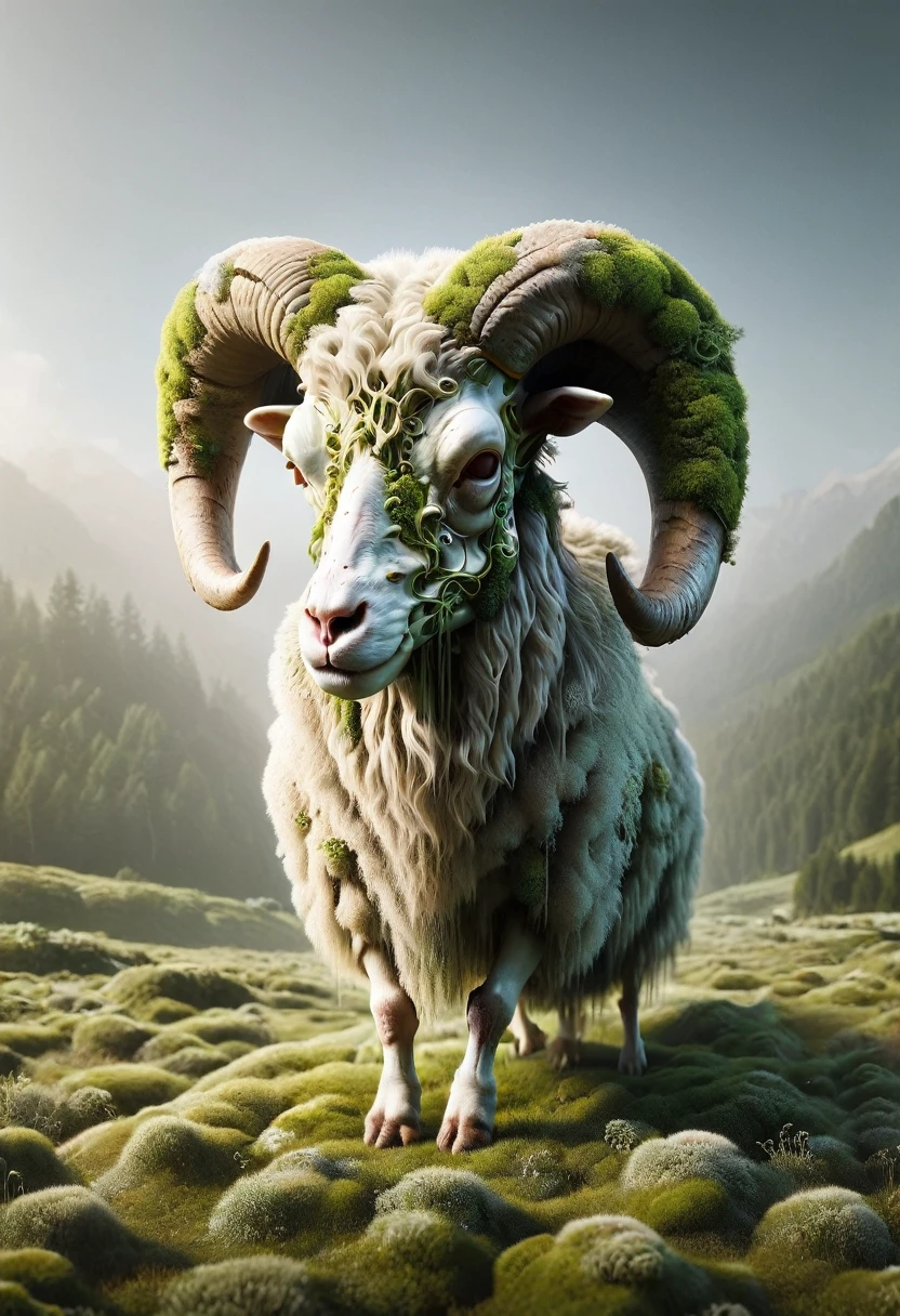 sheep skull logo