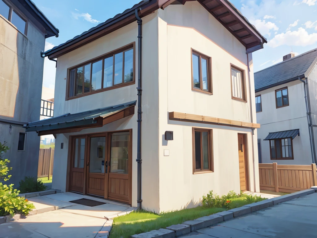 simple house exterior
