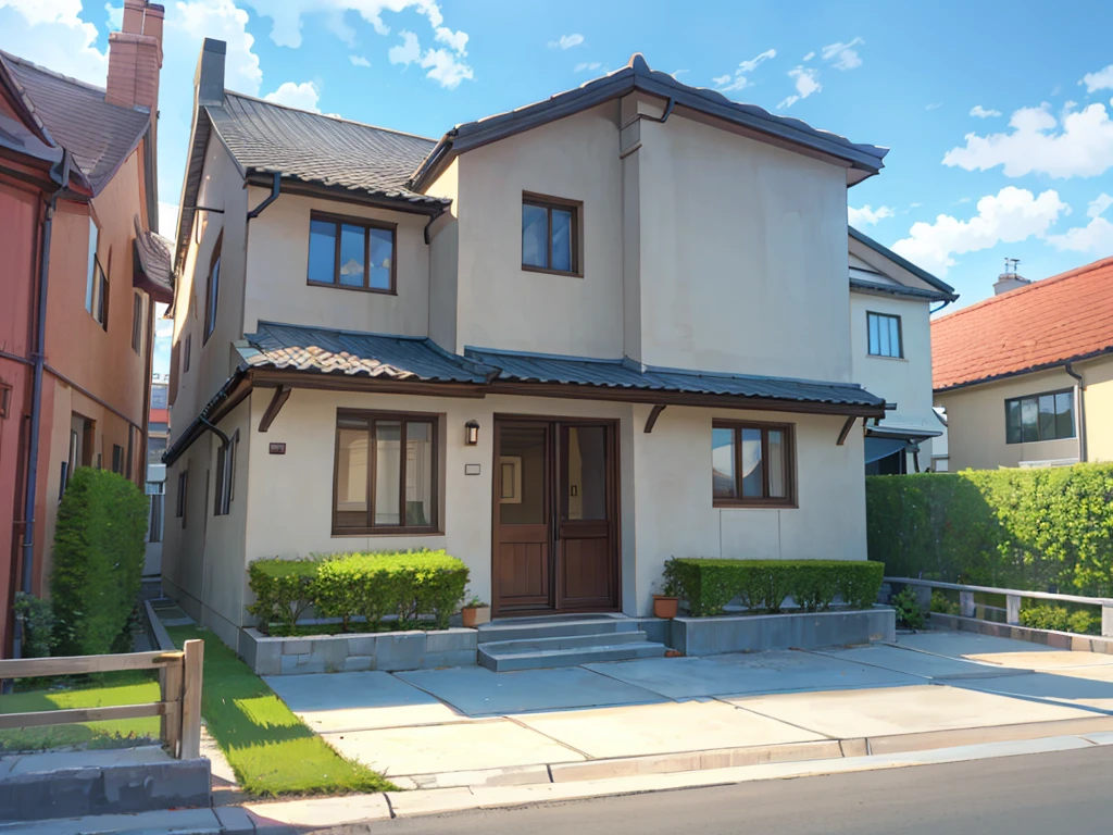 simple house exterior
