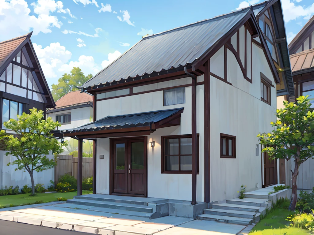 simple house exterior