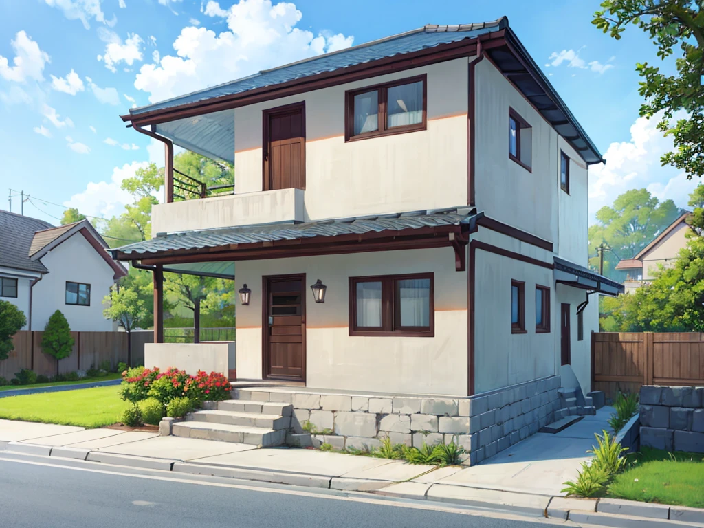 simple house exterior
