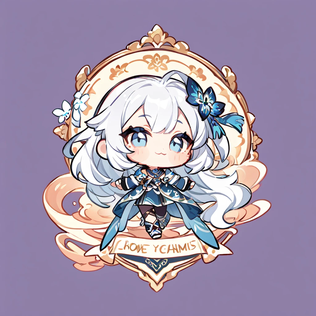 simple chibi background, chibi character introduction
