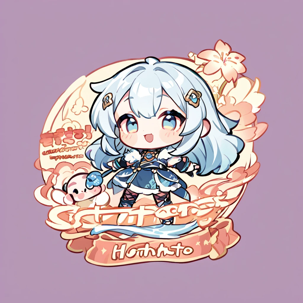 simple chibi background, chibi character introduction