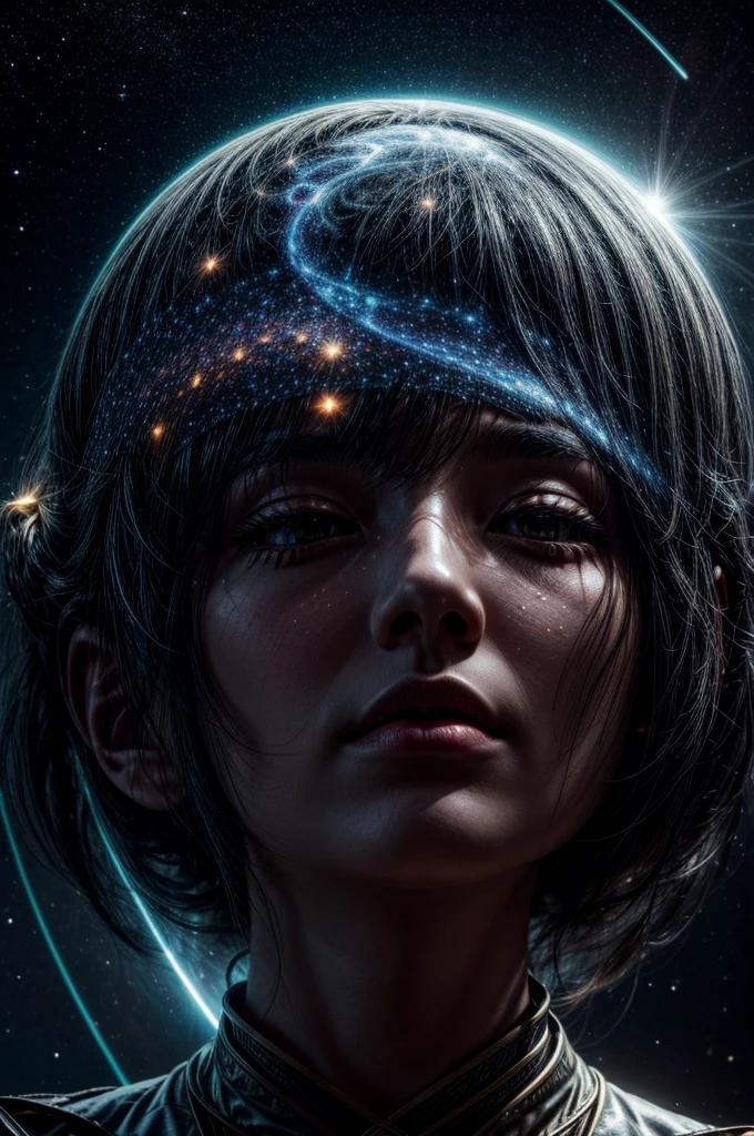 a cabin in space, black haired person meditating, spiritual projection, spiritual dimension, aura energy, celestial light, person flying in the starry sky, universe, light golden, (best quality,4k,8k,highres,masterpiece:1.2),ultra-detailed,(realistic,photorealistic,photo-realistic:1.37),concept art,dramatic lighting,ethereal,cinematic,mystical,glowing aura,cosmic,surreal,intricate details,ambient occlusion,volumetric lighting
