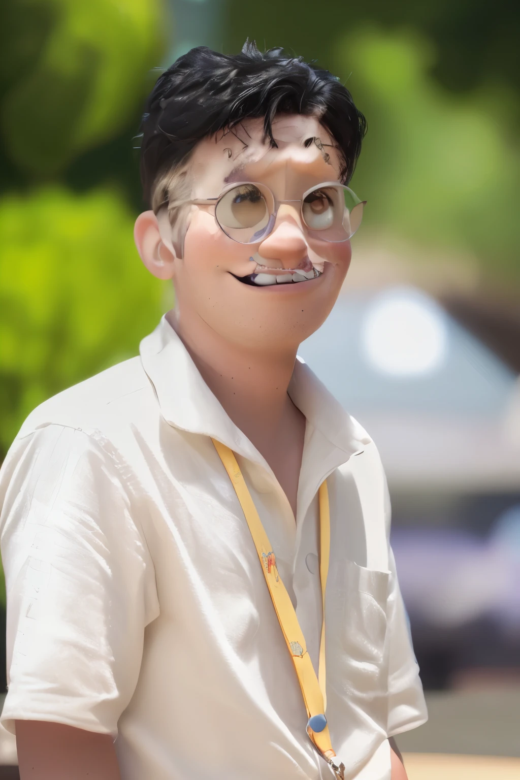 Create this image into disney pixar image