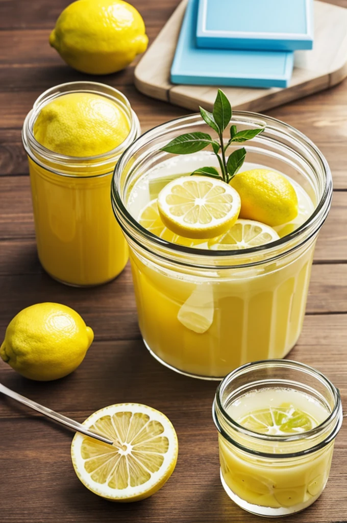 Modern and attractive lemon juice container