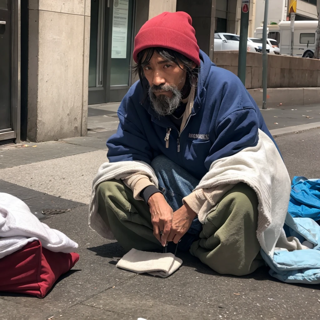 Homeless 1 person front