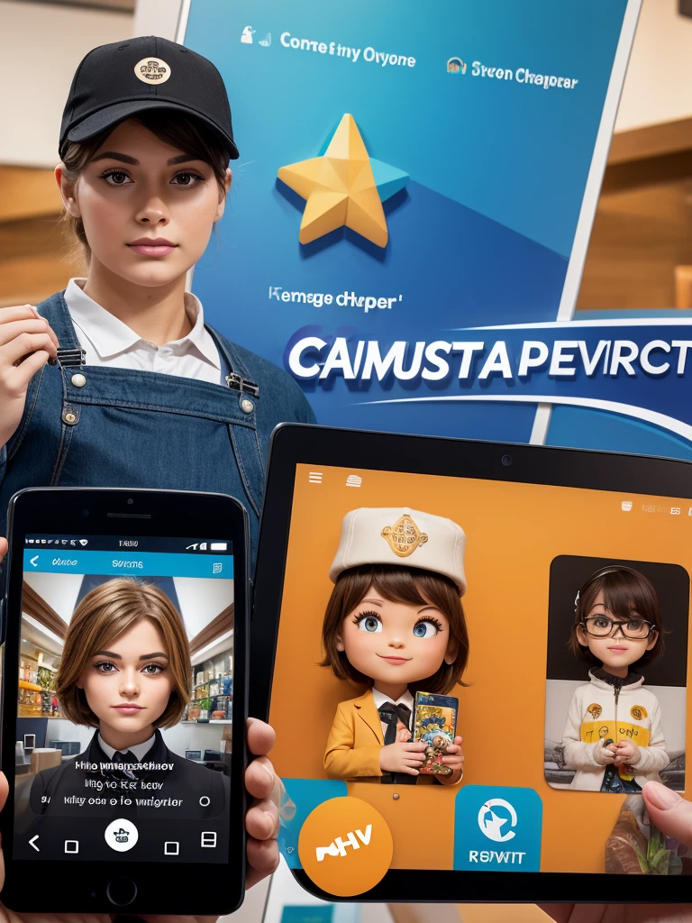 Create an original mystery shopper logo, avatars in telegram,a high resolution, masterpiece,