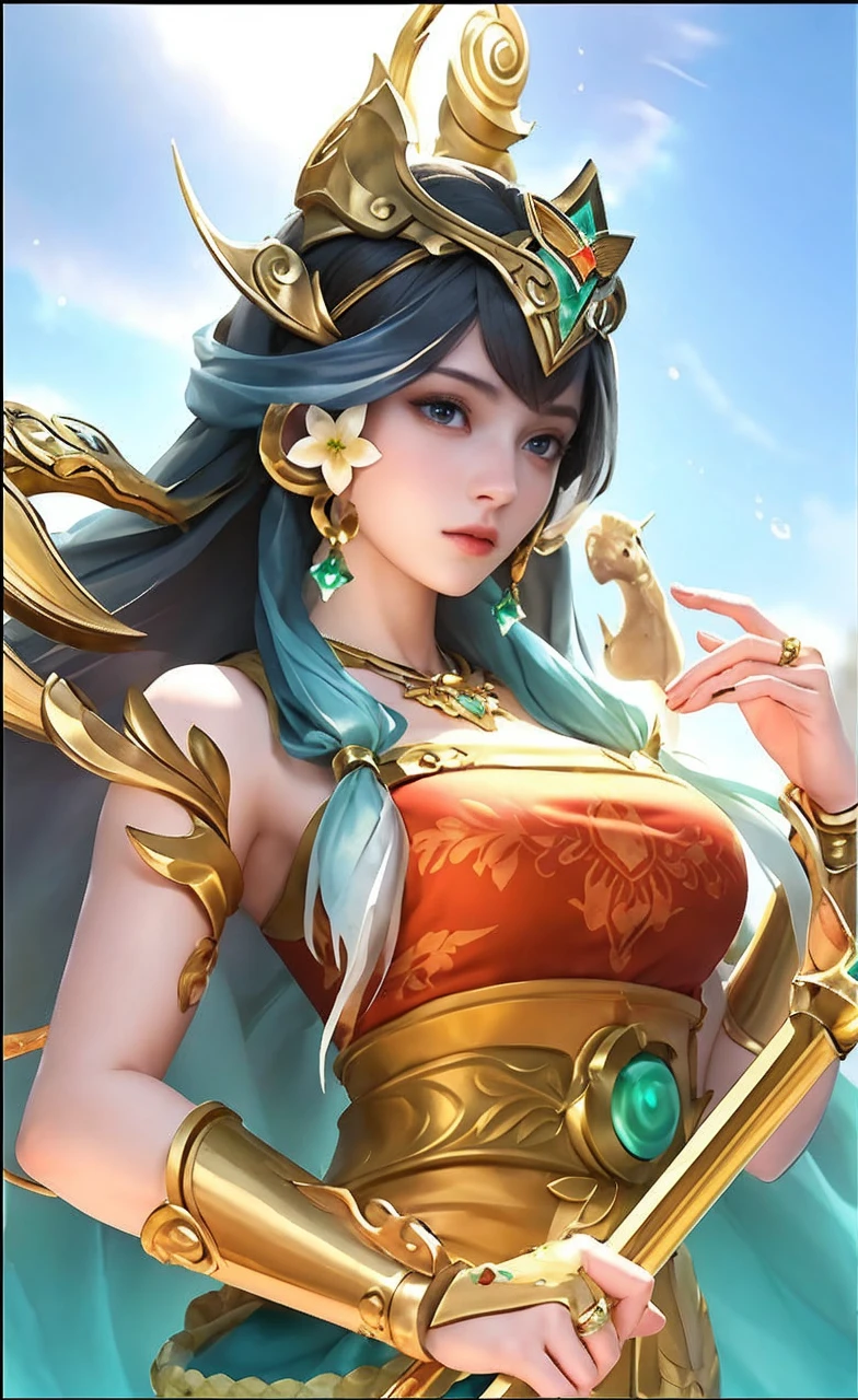 masterpiece, best quality, 8k, super detailed skin, looking off into the distance, jealous, cute, 1girl, short hair, wearing boubou, a secret society of time travelers,