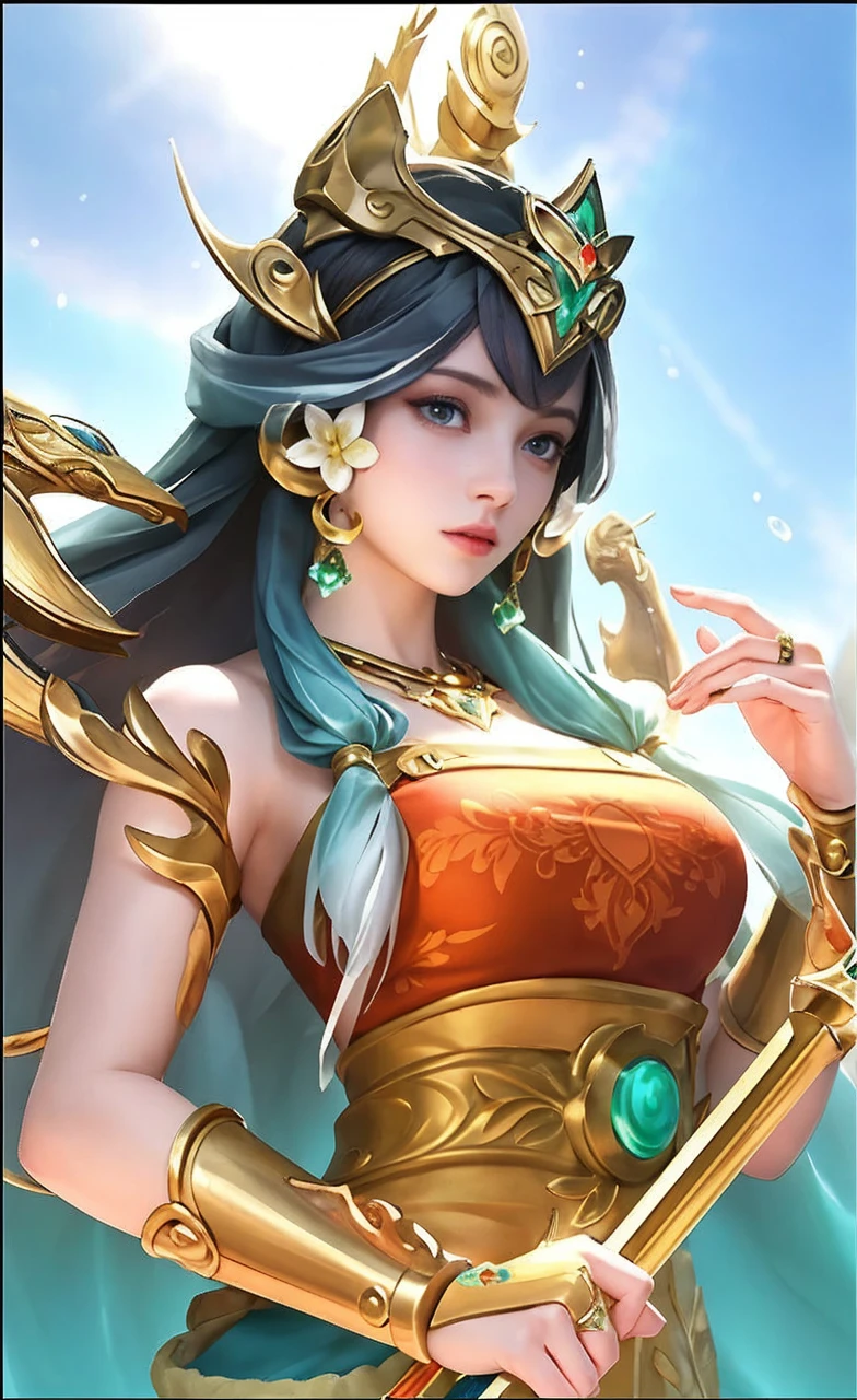 masterpiece, best quality, 8k, super detailed skin, looking off into the distance, jealous, cute, 1girl, short hair, wearing boubou, a secret society of time travelers,