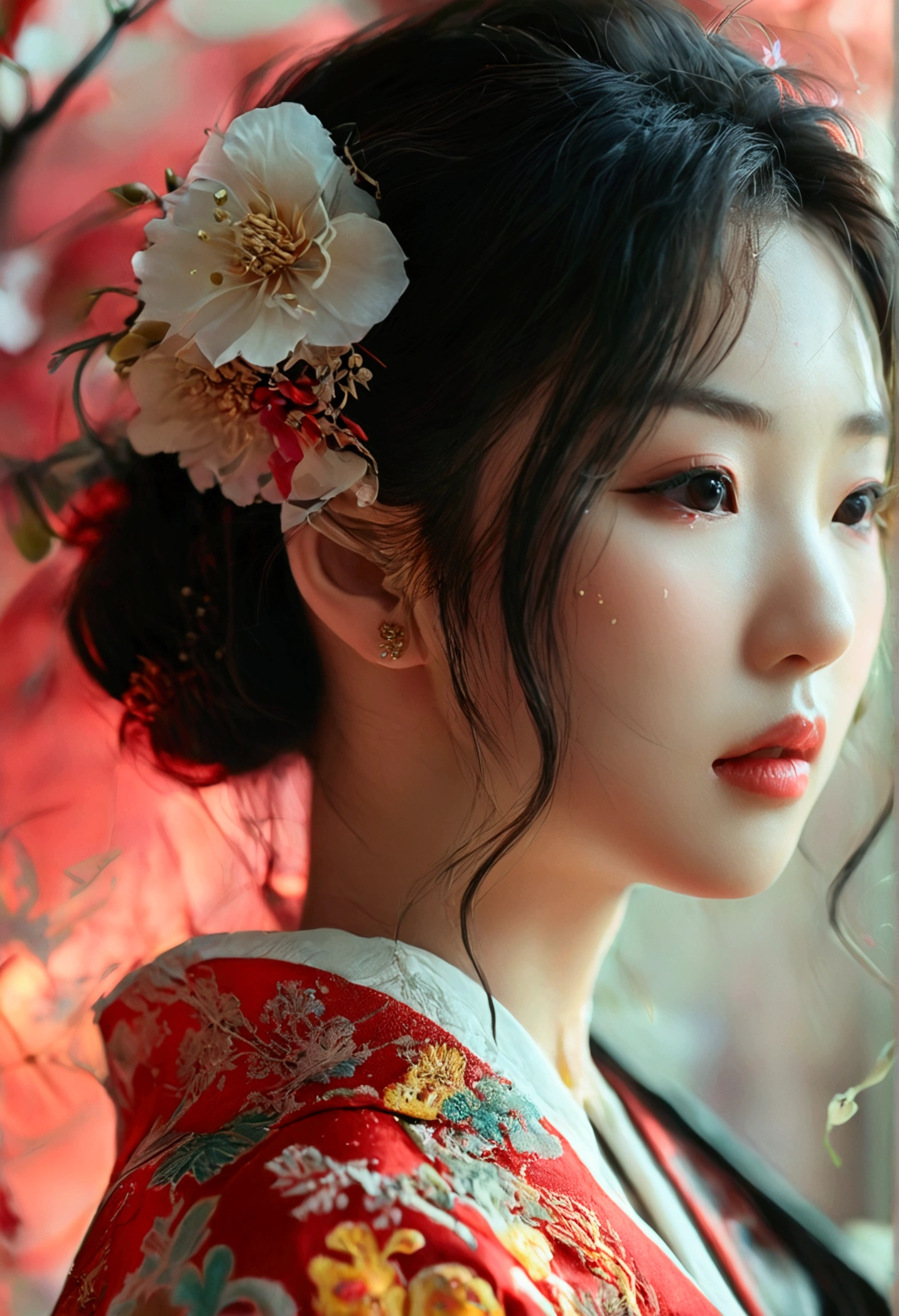 A realistic Japanese-Korean half-beauty(Big Breasts)