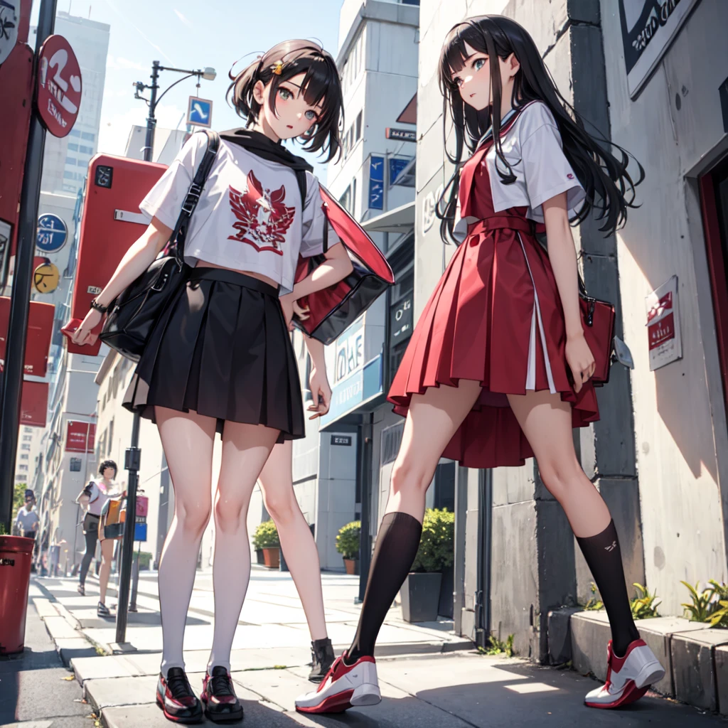 tall High school girls Boys' school uniform One person Black Hair Director of law firm Men's