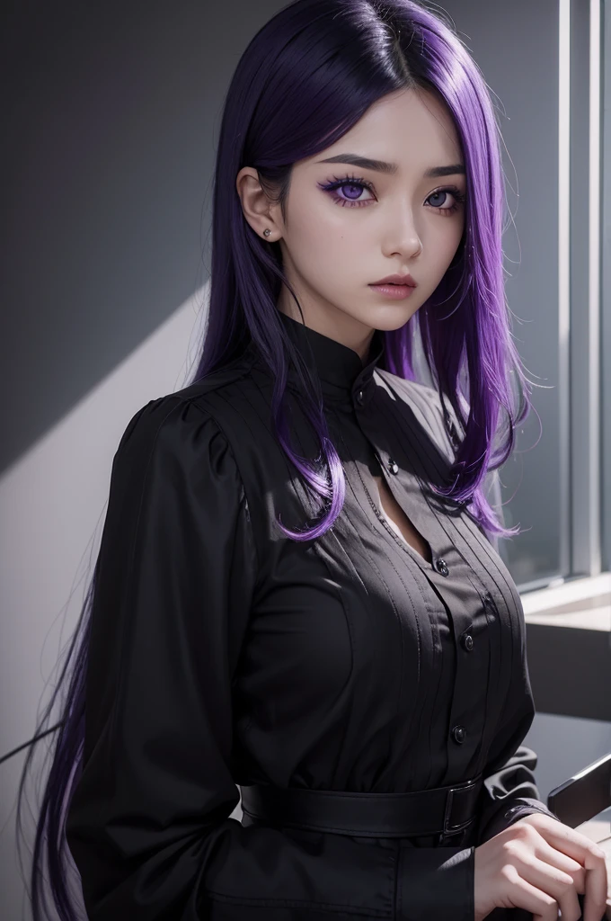 "AYANE FACE" (best quality,ultra-detalhado,Realistic:1.37), retrato, Detailed eyes and facial features, textura de pele delicada e suave, Corpo Perfeito, textura ultra realista, maquiagem perfeita, maquiagem vermelha nos olhos, batom vermelho,  serious expression, cores vivas, maquiagem vermelha em volta dos olhos, cores vivas, olhos vermelhos, maquiagem vermelha nos olhos