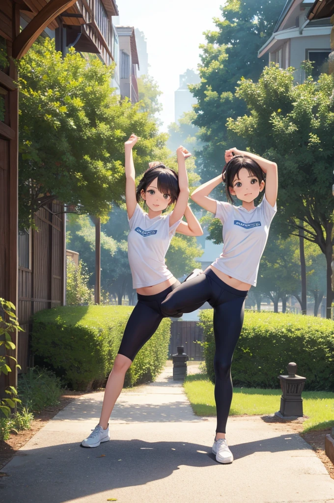 standing split