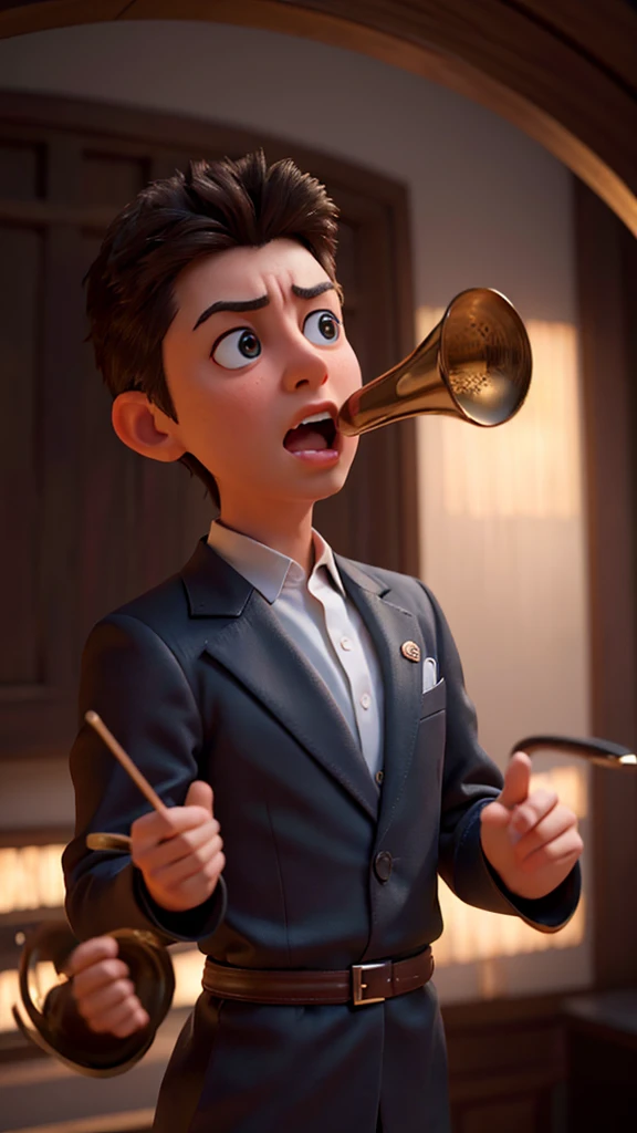 A man conducting an orchestra, detailed face, digital art, (best quality,4k,8k,highres,masterpiece:1.2),ultra-detailed,(realistic,photorealistic,photo-realistic:1.37),HDR,UHM,studio lighting,ultra-fine painting,sharp focus,physically-based rendering,extreme detail description,professional,vivid colors,bokeh,dramatic lighting,chiaroscuro,cinematic composition,powerful expression,intense focus