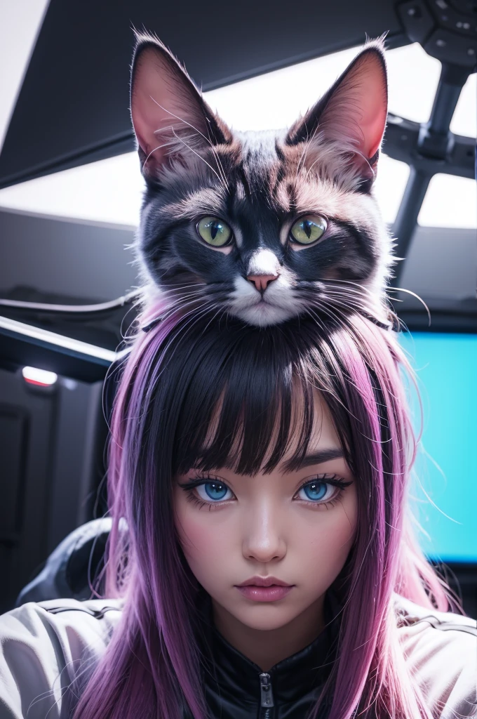 Galactic cat Youtuber after being beaten