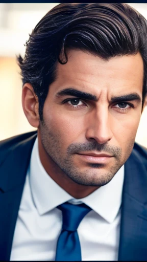 An Abravanel man focus on the face