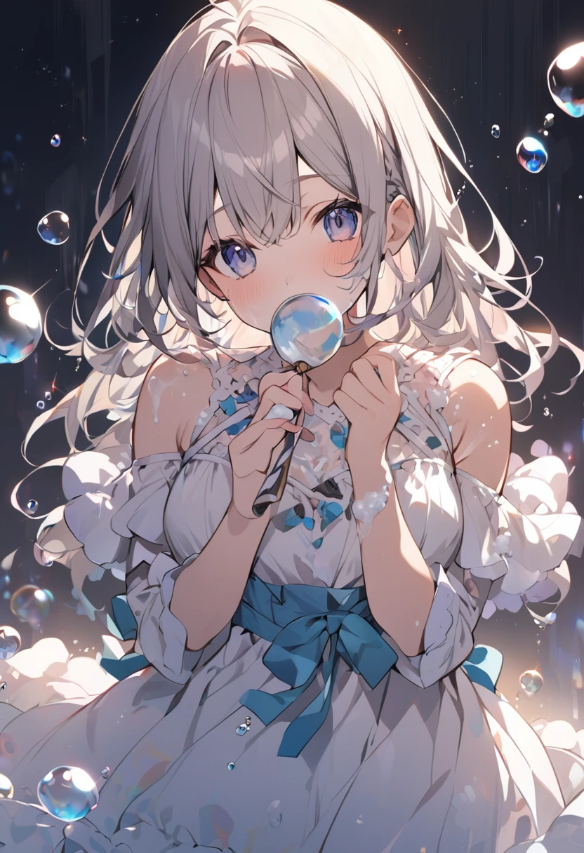 Soap bubble、girl