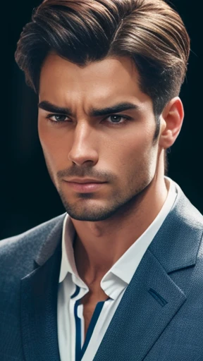 An Aquiba man focus on the face