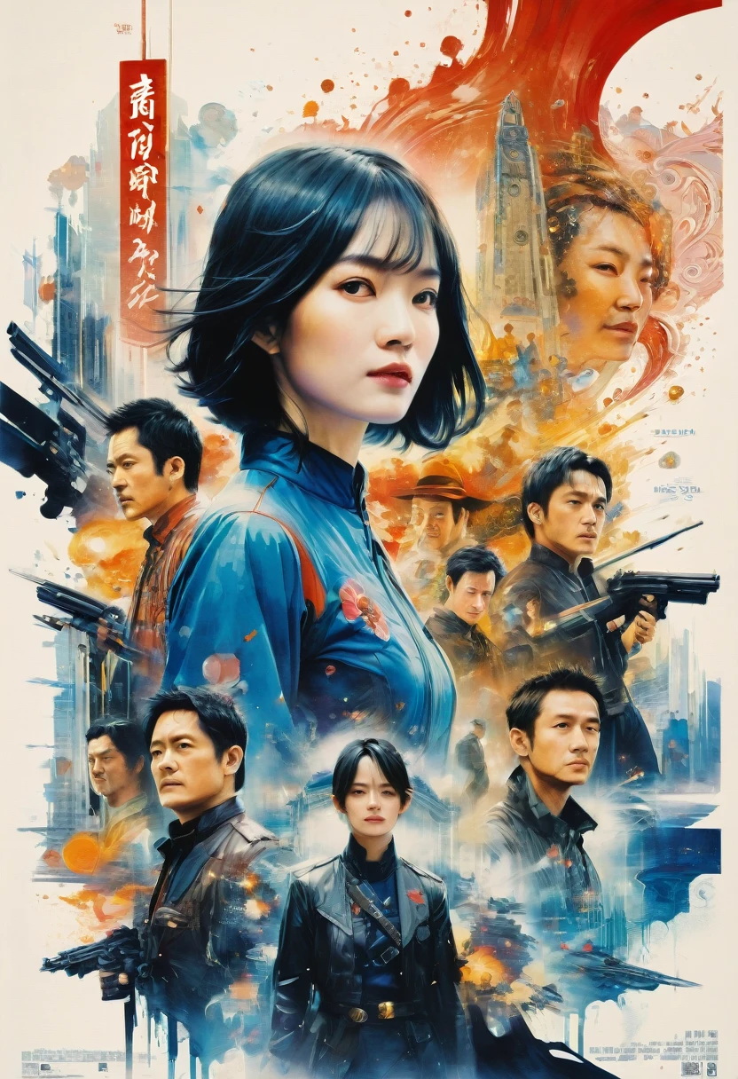 "Be With You" movie poster, woman clothing, by Dustin Nguyen, best quality, masterpiece, very aesthetic, perfect composition, intricate details, ultra-detailed