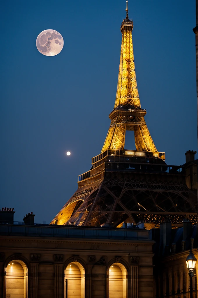 full moon in paris