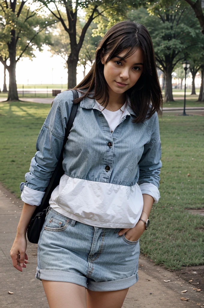in a park