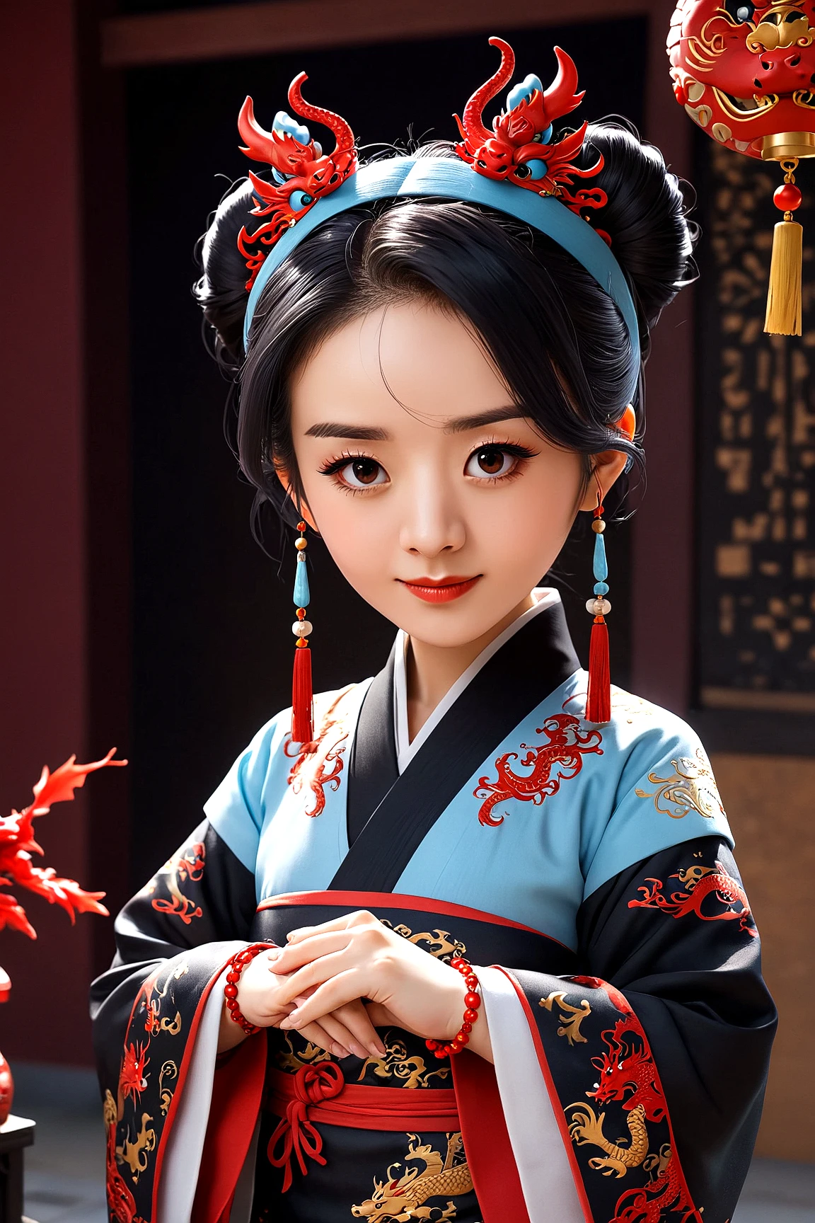 古装-红蓝黑
