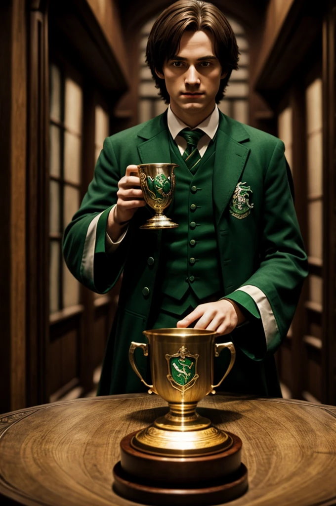 Award Cup with Slytherin Characteristics