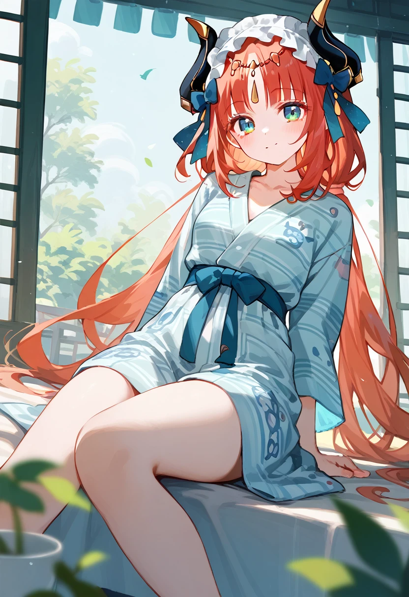 masterpiece,High resolution nilou,One girl,yukata,