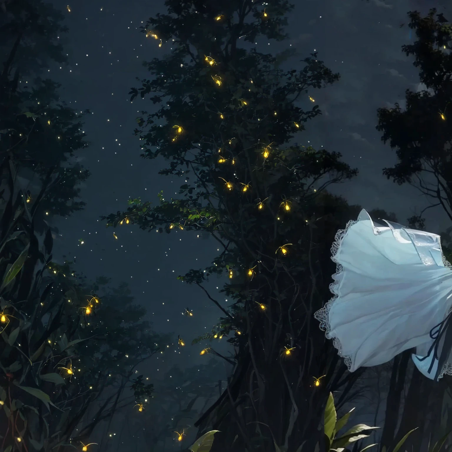 (((night))),(((jungle))),(((fireflies)))