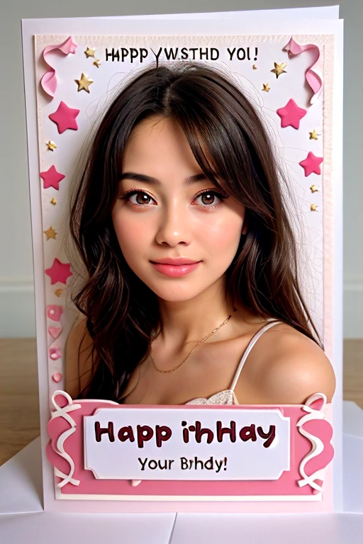 Birthday wishes card for girlfriend