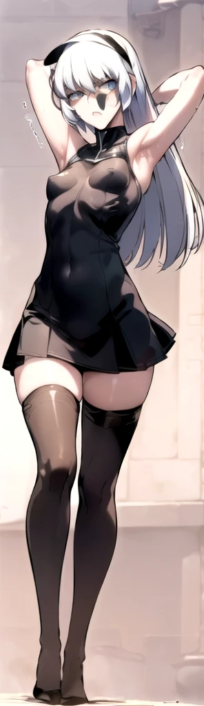 Anime girl leaning against a pole with bent legs, beautiful anime girl squatting, Bending over, Anime Girl, the anime girl is crouching, Seductive Anime Girl, thighs thighs thighs thighs!!!, by Shitao, thighs thighs thighs thighs!!!!!!, Anime Girls, an anime girl, Top Rated on pixiv, at pixiv, Cute anime girl, anime styled, Kantai Collection Style