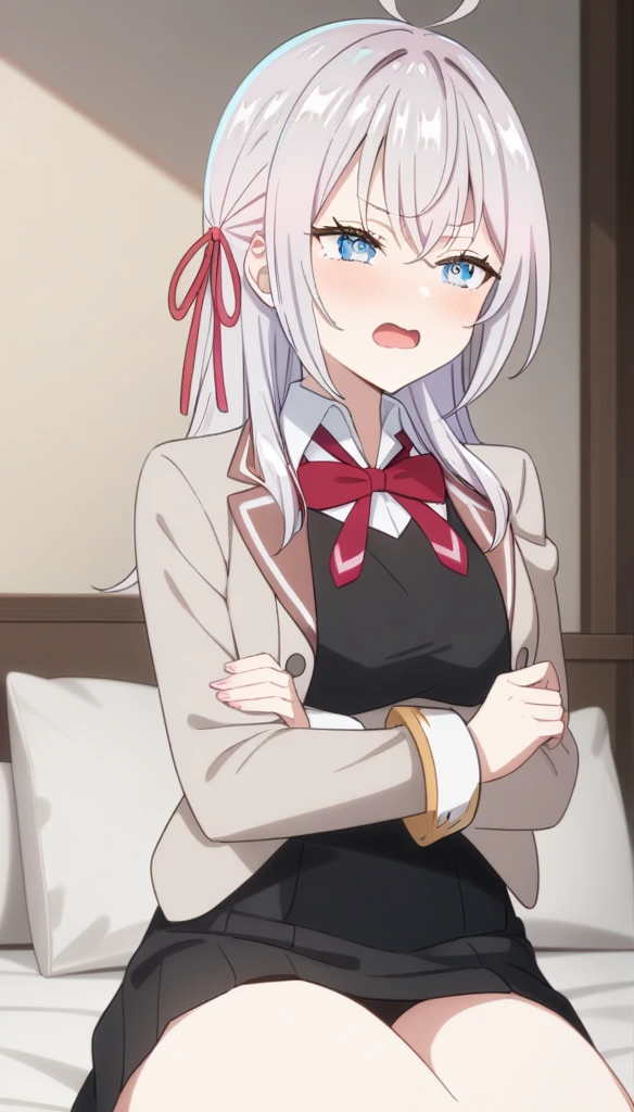 1girl, female focus,Alisa Mikhailovna Kujou, best quality,have sex, very aesthetic, absurdres,4K