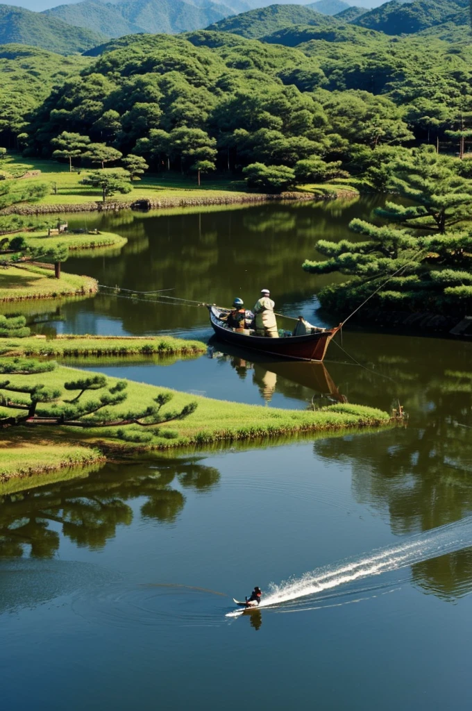 General, an image that has fishing, agriculture and agriculture in Japan