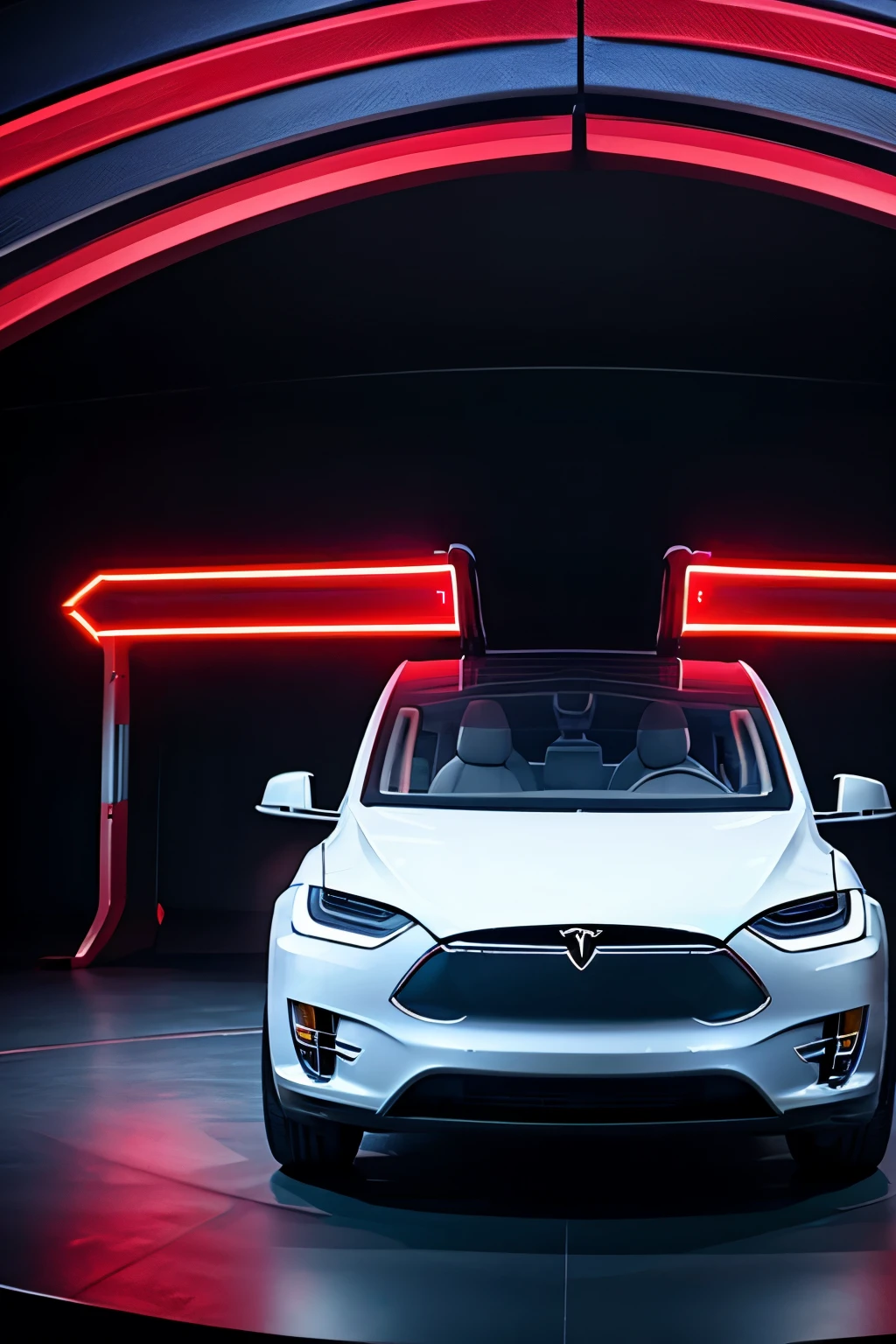 Tesla model x and cybertruck van
