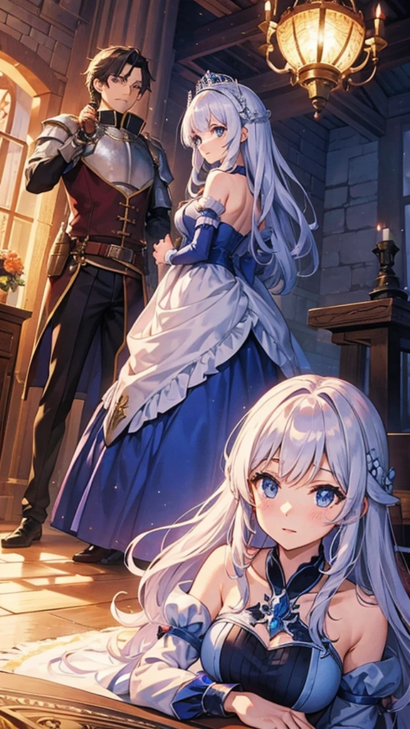 Castle、princess and a knight