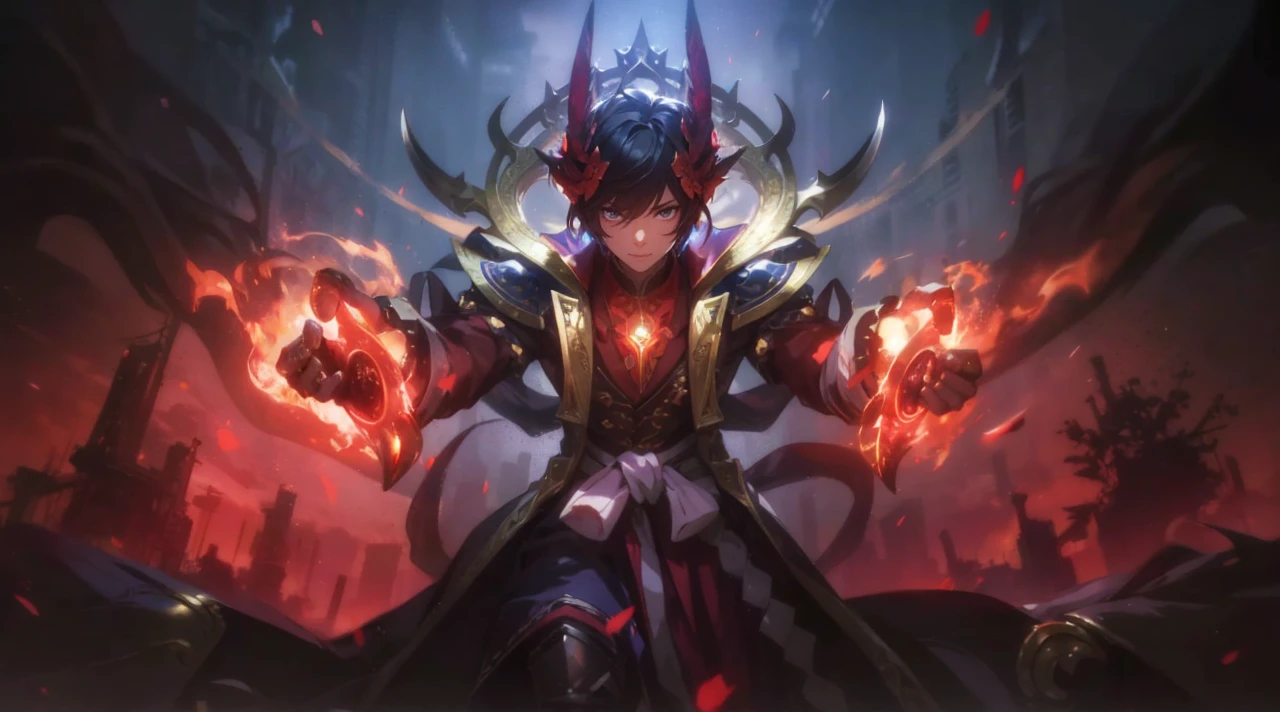 (absurderes、A high resolution、ultra - detailed、hdr)、tmasterpiece、top-quality、Libido boy、solo、A handsome、short detailed hair、whaite hair、finely eye and detailed face、Casual clothing、Real shadows、joy、Connect the ears、