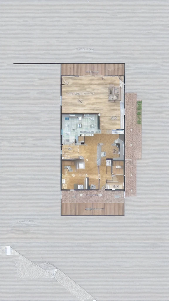 a drawing of a floor plan of a house with a kitchen and living room, plan drawing, floor plan, layout, floor plan view, hight resolution, layout of map, 2 d overhead view, architectural plan, layout design, overhead ground floor, 2 d axonometric overhead view, building plans, overview, description, plans, ground level view